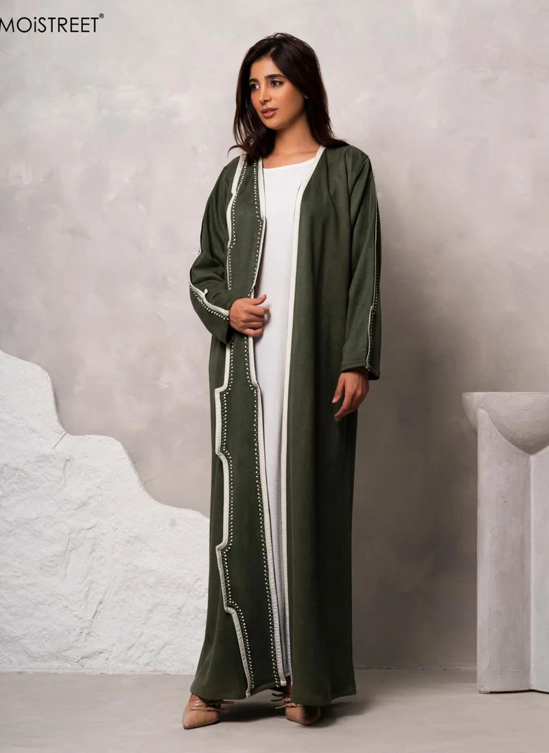 Moistreet MOiSTREET Handmade Suede Chamois Abaya