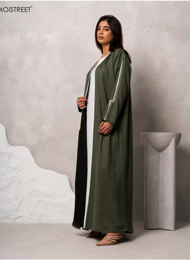 Moistreet MOiSTREET Handmade Suede Chamois Abaya