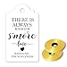 TENTADO Thank You for Celebrating with Us Gift Tags There Is Always Room for Smore Love Tags Smore Love Tags for Wedding Bridal Shower Wedding Favor Gift Tags with 65 Feet Golden Ribbon 50 Pack - Image 1