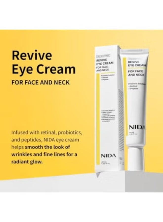 نيدا [Probiotic Solution] - Enriched with probiotics to balance and support the skin's microbiome, promoting healthier and more resilient skin. [Retinal Power] - Contains retinal, a potent form of vitamin A, to boost collagen production, enhance cell turnover, and reduce the appearance of fine lines and wrinkles. [Human Stem Cell Conditioned Media] - Advanced ingredient that promotes skin regeneration and provides anti-aging benefits through growth factors. [Peptide Boost] - Infused with peptides to improve skin elasticity, firmness, and texture for a more youthful appearance. [Effective Skincare] - Helps improve skin texture and appearance, Reduces the signs of aging, Enhances skin elasticity and firmness, Nourishes and moisturizes the skin throughout the day and night. [Proudly Made in Korea] - Manufactured in a certified facility, Suitable for all skin types. - Image 2
