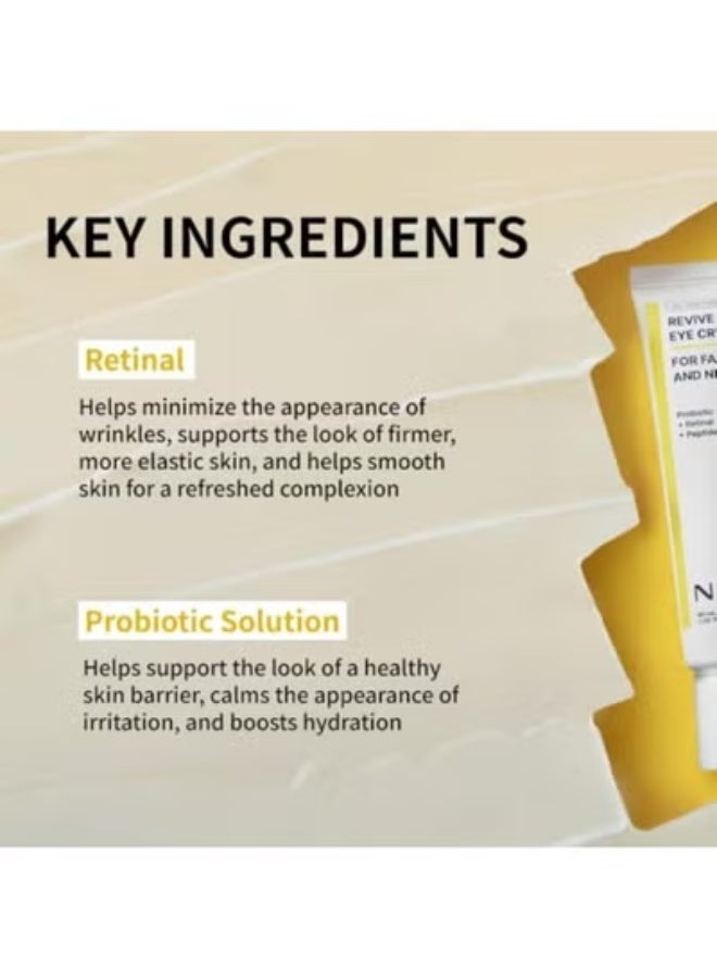 نيدا [Probiotic Solution] - Enriched with probiotics to balance and support the skin's microbiome, promoting healthier and more resilient skin. [Retinal Power] - Contains retinal, a potent form of vitamin A, to boost collagen production, enhance cell turnover, and reduce the appearance of fine lines and wrinkles. [Human Stem Cell Conditioned Media] - Advanced ingredient that promotes skin regeneration and provides anti-aging benefits through growth factors. [Peptide Boost] - Infused with peptides to improve skin elasticity, firmness, and texture for a more youthful appearance. [Effective Skincare] - Helps improve skin texture and appearance, Reduces the signs of aging, Enhances skin elasticity and firmness, Nourishes and moisturizes the skin throughout the day and night. [Proudly Made in Korea] - Manufactured in a certified facility, Suitable for all skin types. - Image 4