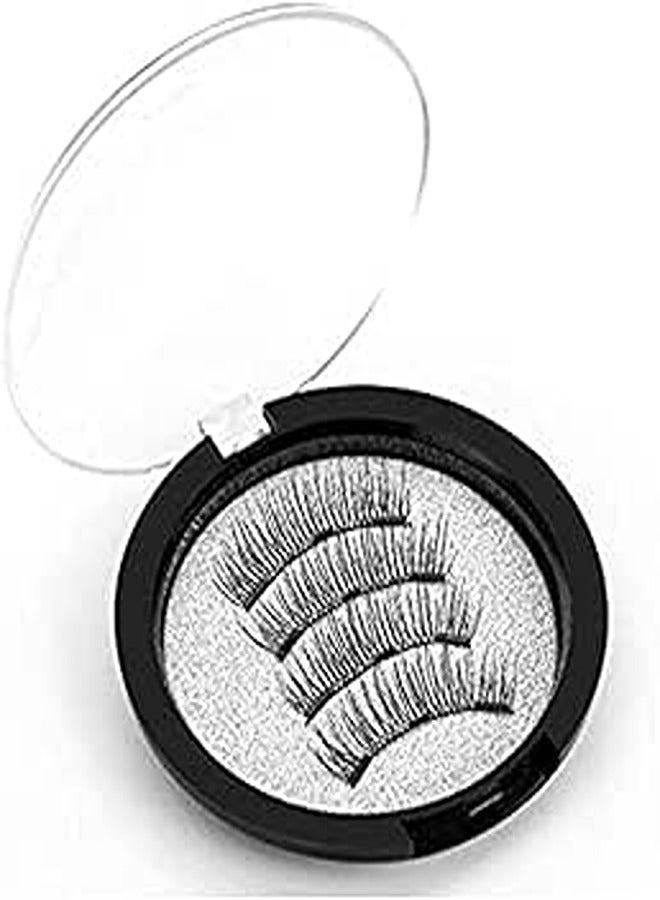 Hand Made Strip Cilios Posticos 3D Lash Magnetic Reusable Dropship Magnet Fake Eyelashes with 3 Magnets for Women