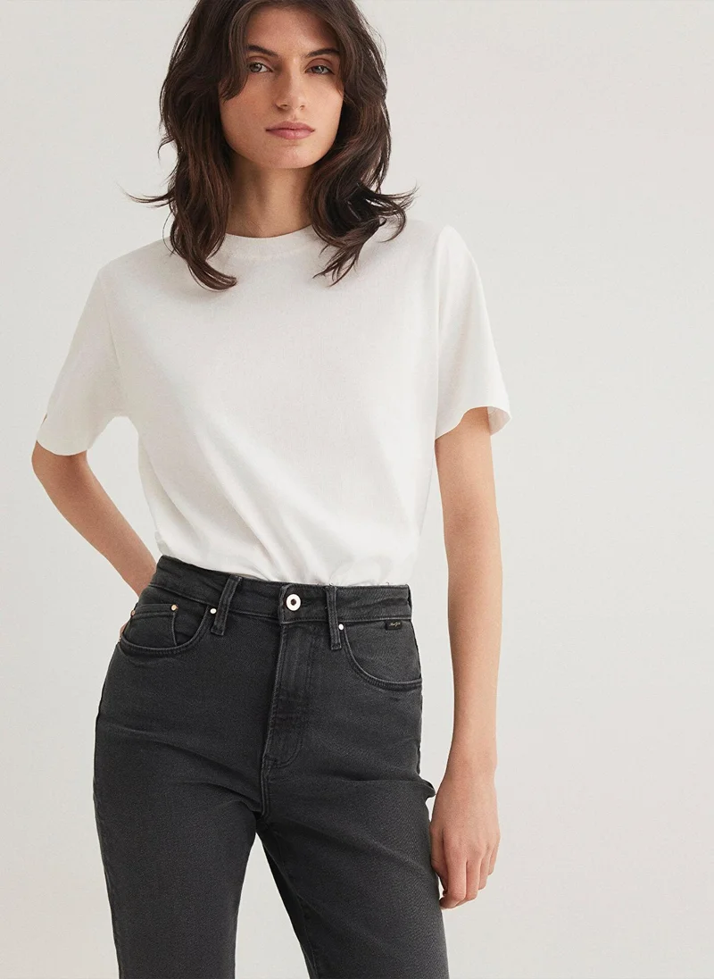 مافي White Basic Top