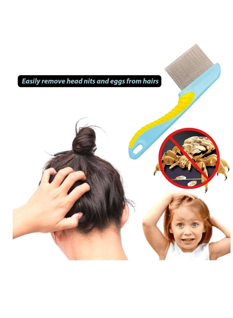 Long Metal Head Lice Comb for Kids, Adults and Pets: The powerful solution to fight lice powerfully and efficiently. - Image 4
