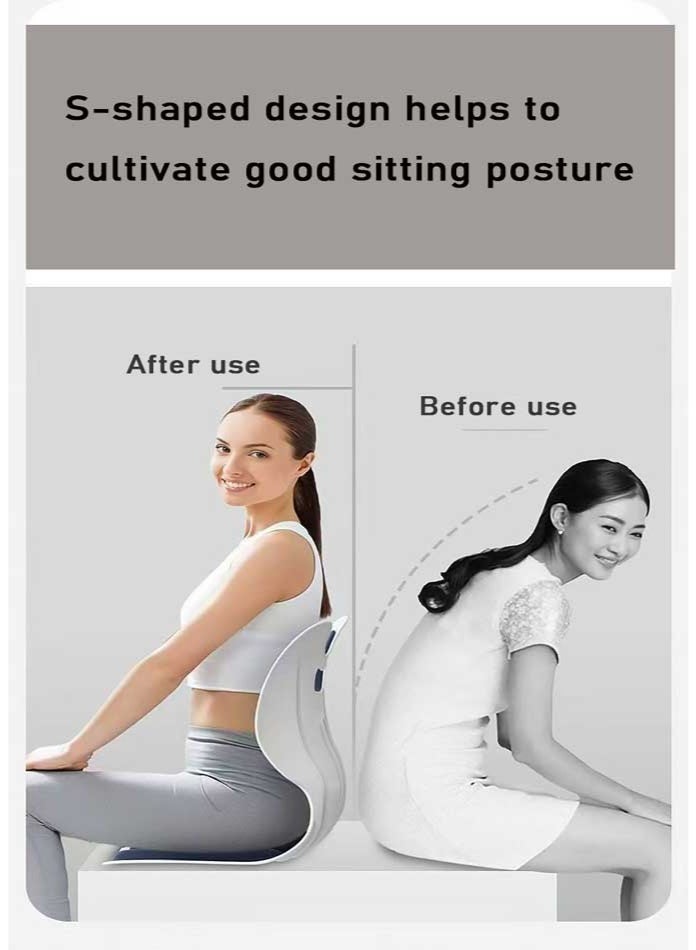 Seat cushion and lumbar support pillow Orthopedic memory foam seat back cushion is used to relieve pain in the lower back and tailbone of sciatica. Adjustable recliner ergonomic washable multi-functional cushion is suitable for automobile offices - Image 4