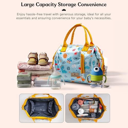 StarAndDaisy Diaper Bag/Diaper Bags for Mom with Light Weight and Potable Design/Multi Compartments, Waterproof Baby Bag with Ultra Soft Fabric. - Image 3
