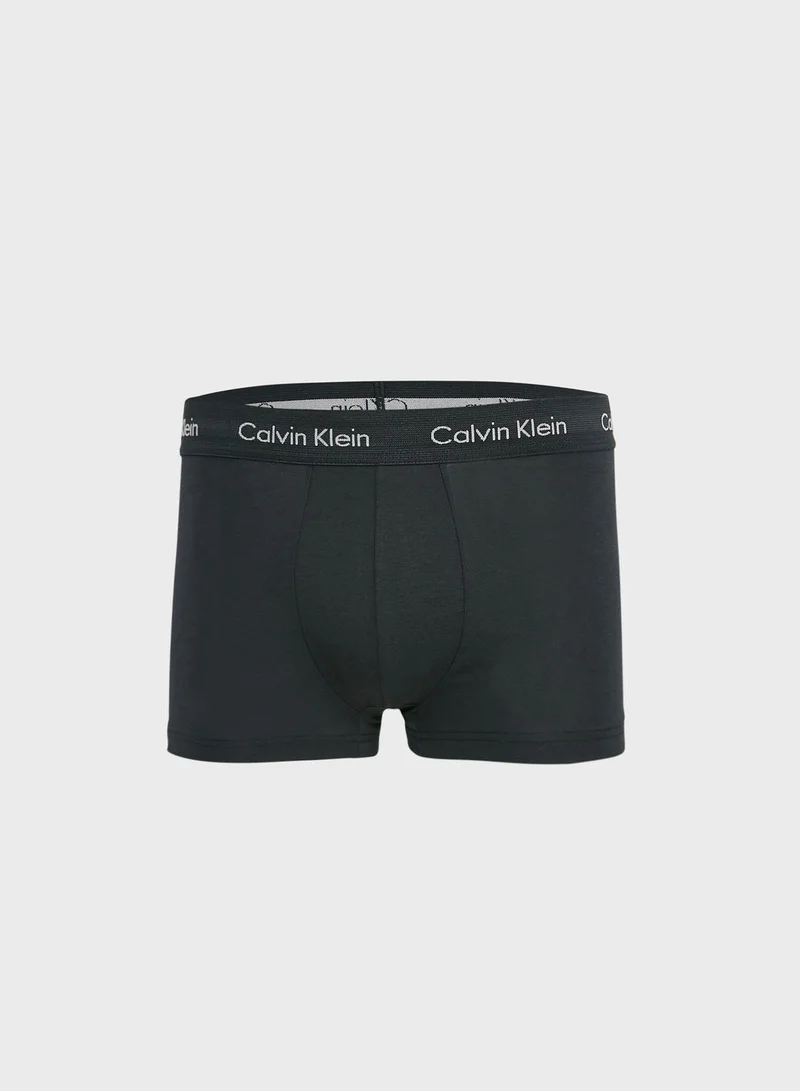 CALVIN KLEIN 3 Pack Logo Band Trunks