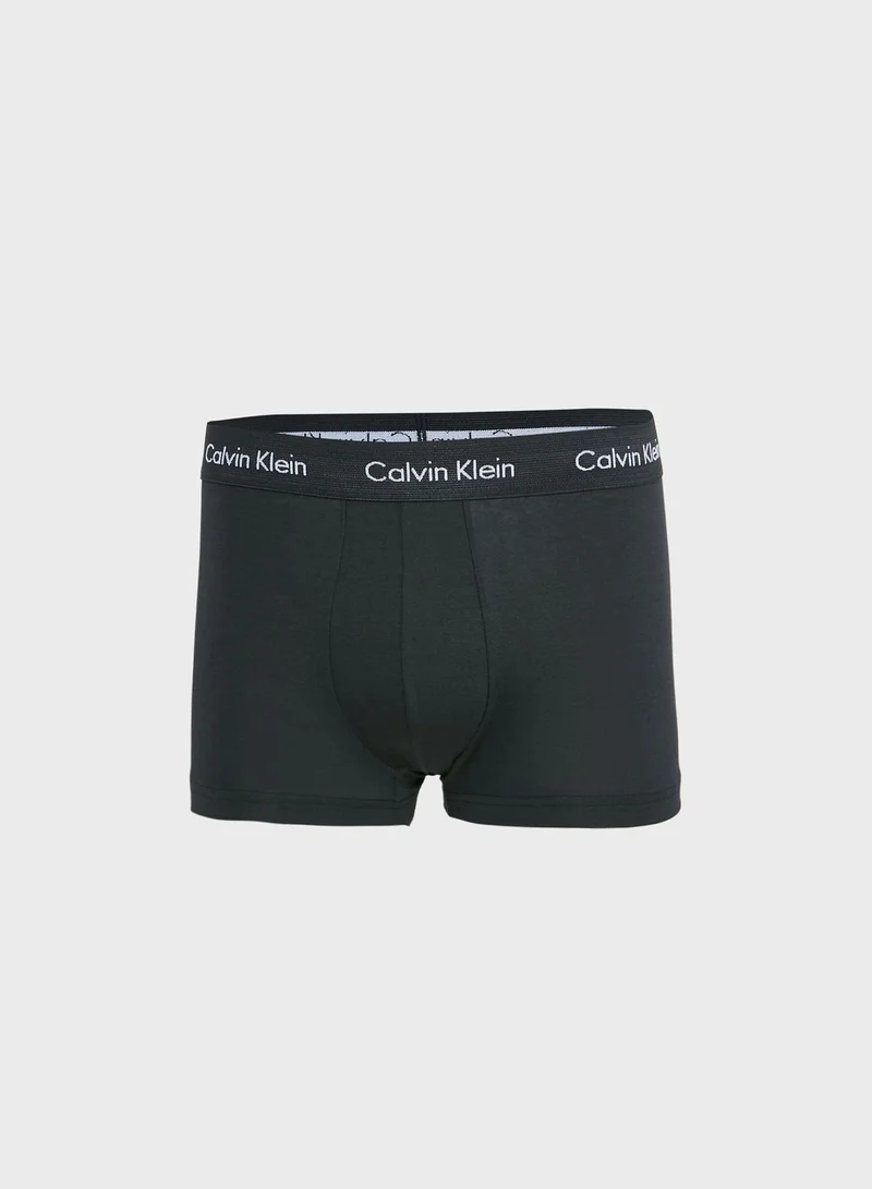 CALVIN KLEIN 3 Pack Logo Band Trunks