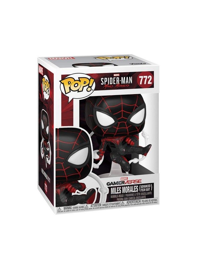 Funko Pop Games: Marvel’S Spider Man: Miles Morales Miles Advanced Tech Suit Multicolor Standard  - Image 3