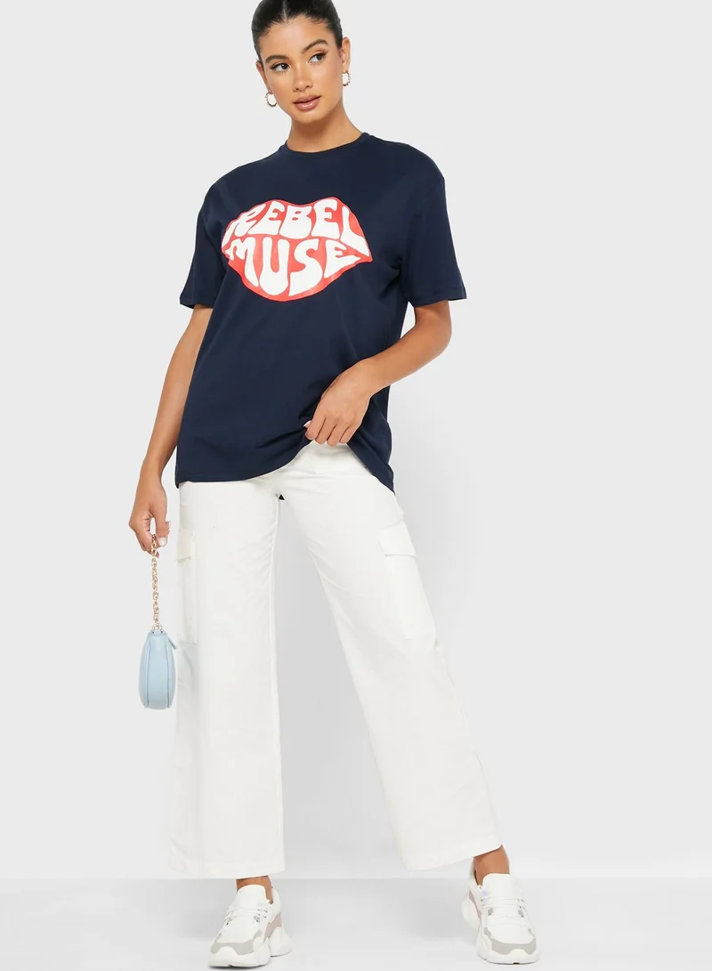 Ginger Oversized Graphic T-Shirt