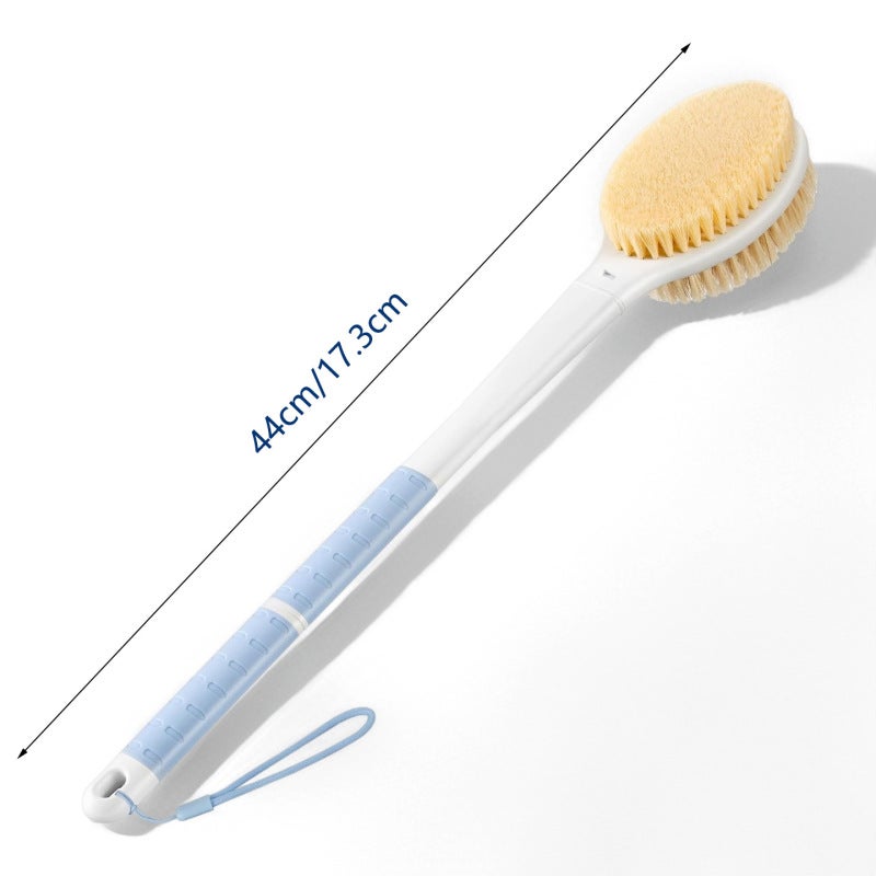 Double Sided Body Brush With Long Handle Back Scrubber - Anti Slip Exfoliating Shower Brush For Wet Or Dry Cleansing Full Body Coverage - Image 5