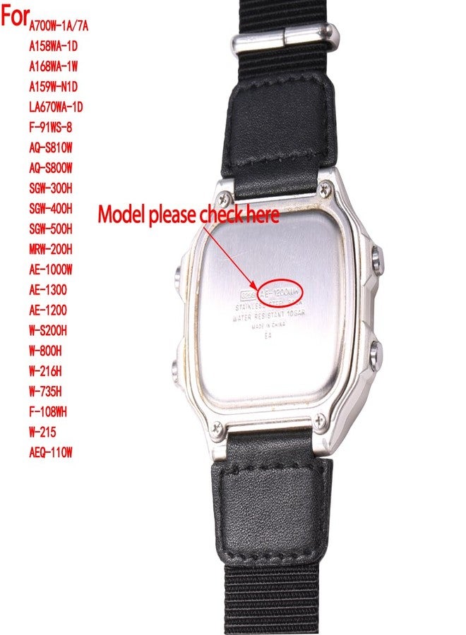 MCXGL 18mm Stainless Steel Strap Compatible with Casio A700W A158WA A168WA AE1000 Classic Bracelet Unisex Replacement Watch Band (silvery) - Image 5
