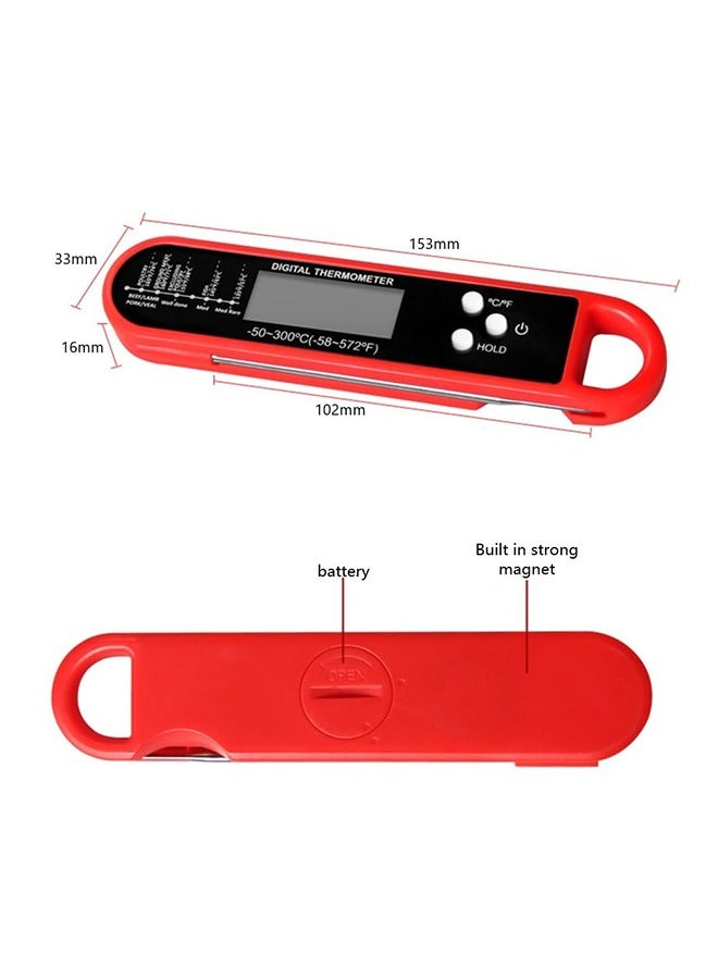 الغذاء ميزان الحرارة ، ميزان الحرارة الرقمي اللحوم ، وأدوات المطبخ ، الطبخ و الشواء للماء على الفور قراءة ميزان الحرارة الغذائي ، والحلويات ، القلي ، الشواء ، والتخييم والمطبخ الضروريات - Image 2