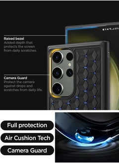 Spigen درع Cryo لهاتف Samsung Galaxy S23 Ultra بتقنية Arctic Flow Cooling - أسود غير لامع  - Image 5