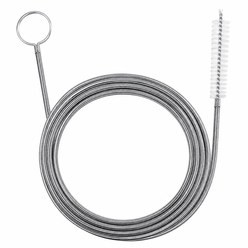 Drain Cleaning Brush for Refrigerator, Flexible 140 cm Stainless Steel Cleaning Wire, Pipe Unclogging Tool for Fridge Drain, Kitchen Sink, Bathroom and Automotive Tubes