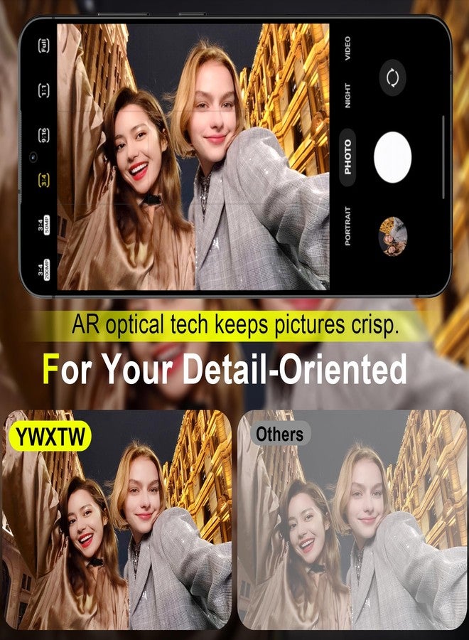 واقي عدسة الكاميرا YWXTW لملحقات Samsung Galaxy S25+ Plus [ملائم بنسبة 1:1 ووضوح فائق] غطاء حماية شاشة الكاميرا بحلقة معدنية فردية من الزجاج المقوى 9H، مناسب للجراب (أزرق داكن) - Image 4