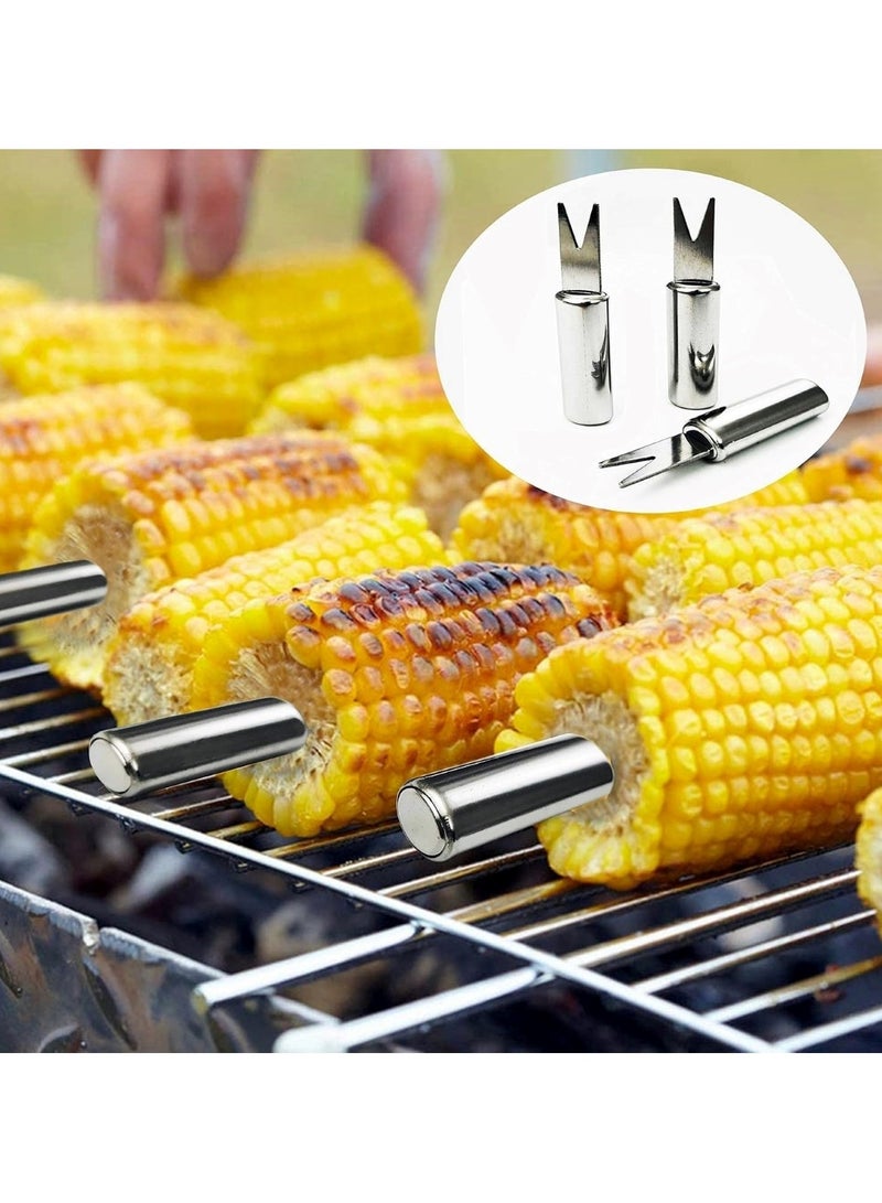 20-Piece Stainless Steel BBQ Tool Set with Black Carrying Bag - Image 2
