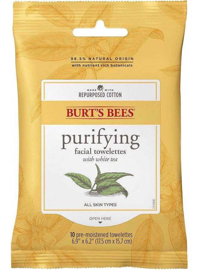 Burt's Bees Facial Cleansing Towelettes - 10 CT - Image 1