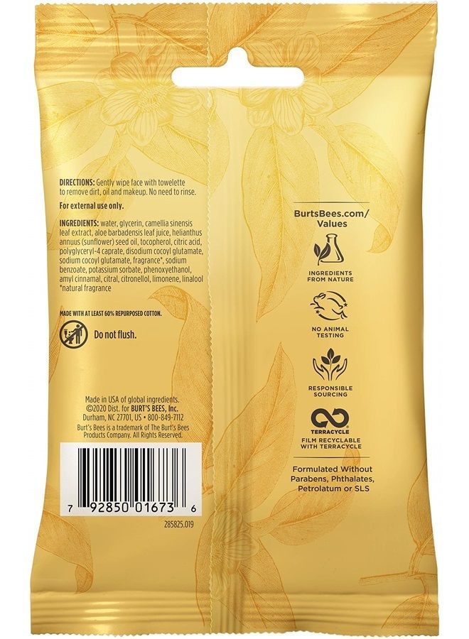 Burt's Bees Facial Cleansing Towelettes - 10 CT - Image 3