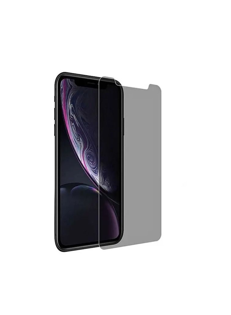 devia Real Series 3D Full Screen Privacy Tempered Glass for iPhone Xr - Black (10pcs/bx) - Image 2
