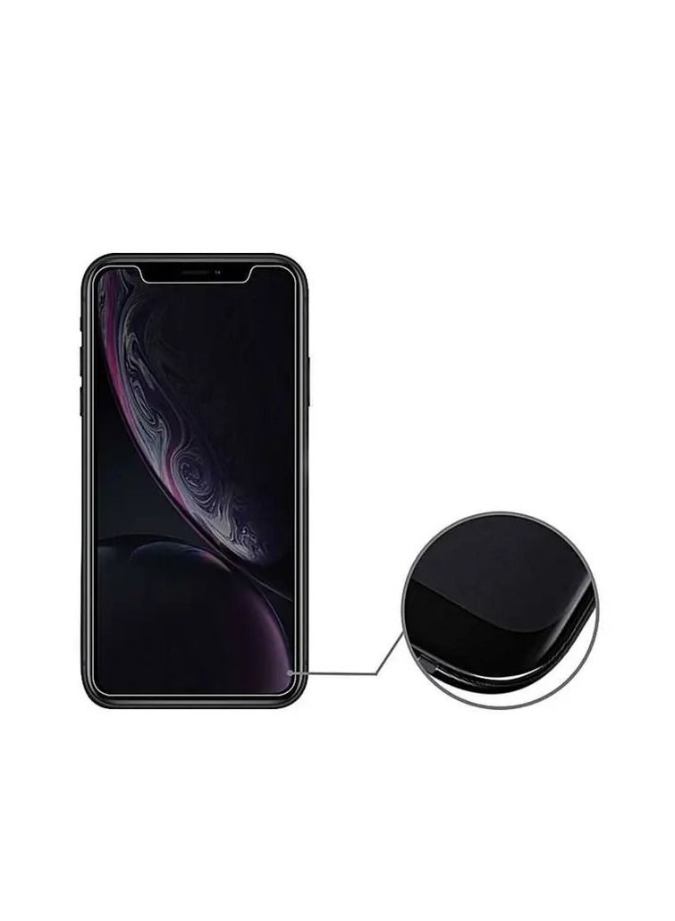 devia Real Series 3D Full Screen Privacy Tempered Glass for iPhone Xr - Black (10pcs/bx) - Image 4