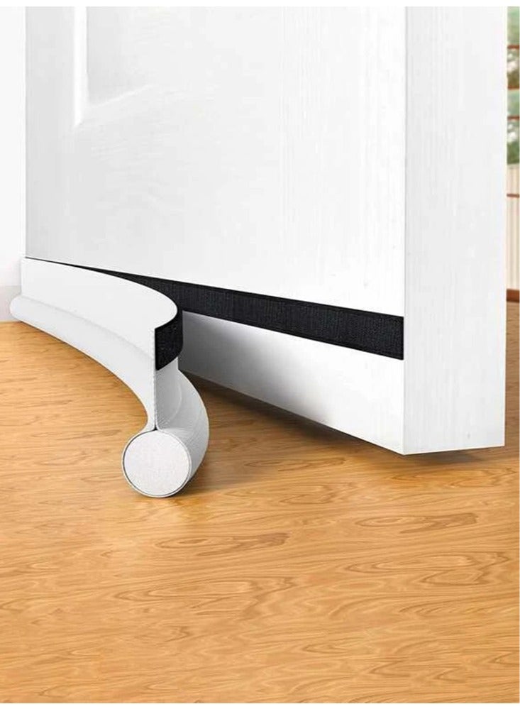 Door Bottom Stopper Stop Insects 8 x 96 x 3 cm White 1 piece - Image 2