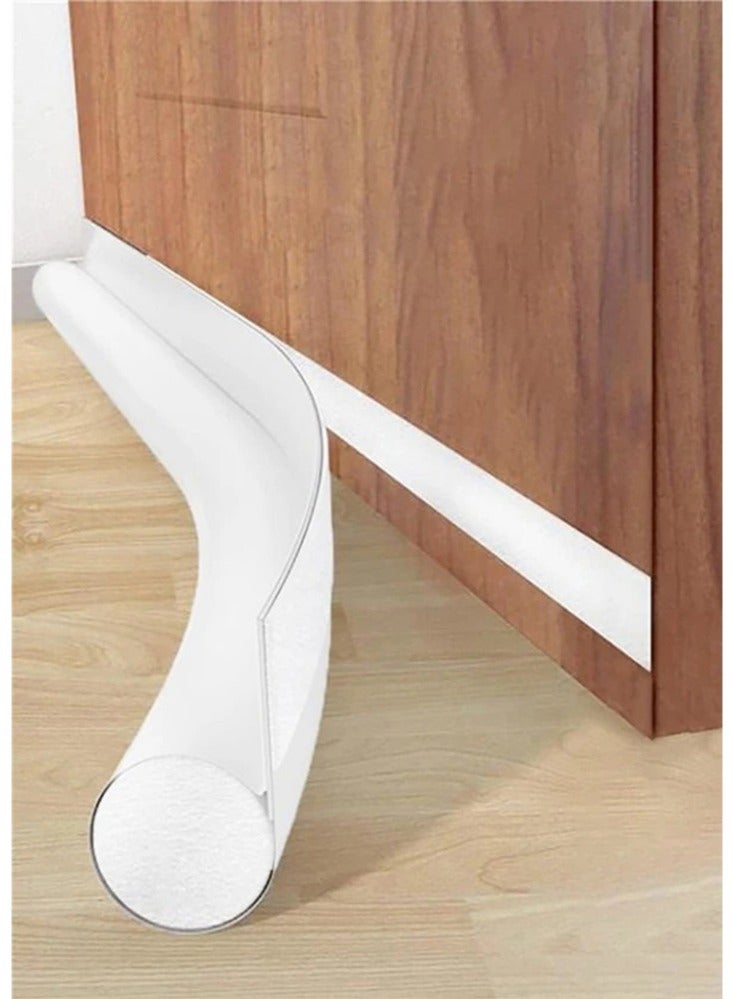 Door Bottom Stopper Stop Insects 8 x 96 x 3 cm White 1 piece - Image 5