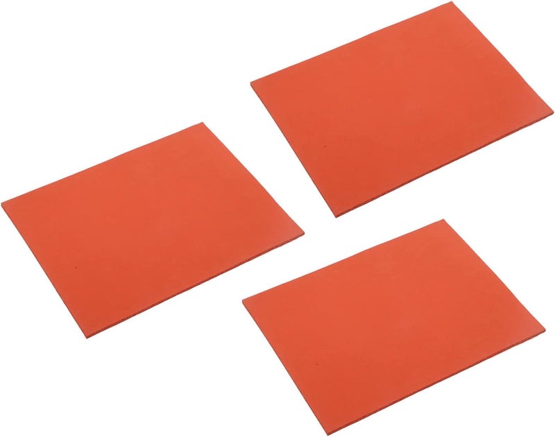 3Pcs Red Mainnce Sile Pad Set, Heat Insulation Sile Mat Kit for Laminating Vacuum Sepa, ible Non Slip Repair Mat with Heat from 40°F - Image 1