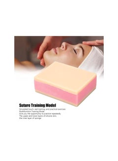WYBOT Suture Training Model, Durable Silicon Skin Suture Pad Refill Suture Practice Pad for Suture Kit, 2 Silicone Skin Layers Surgical Skin Injection Practice Pad for Medical Students Doctors Nurses Practi  - Image 2