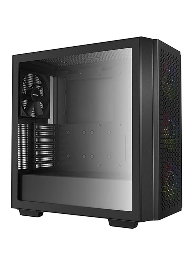 DEEPCOOL CG560 Mid Tower Tempered Glass Side Panel ARGB Cabinet, ATX PS2, 175mm, USB3.0x2, Audiox1, Black | R-CG560-BKAAE4-G-1  - Image 2