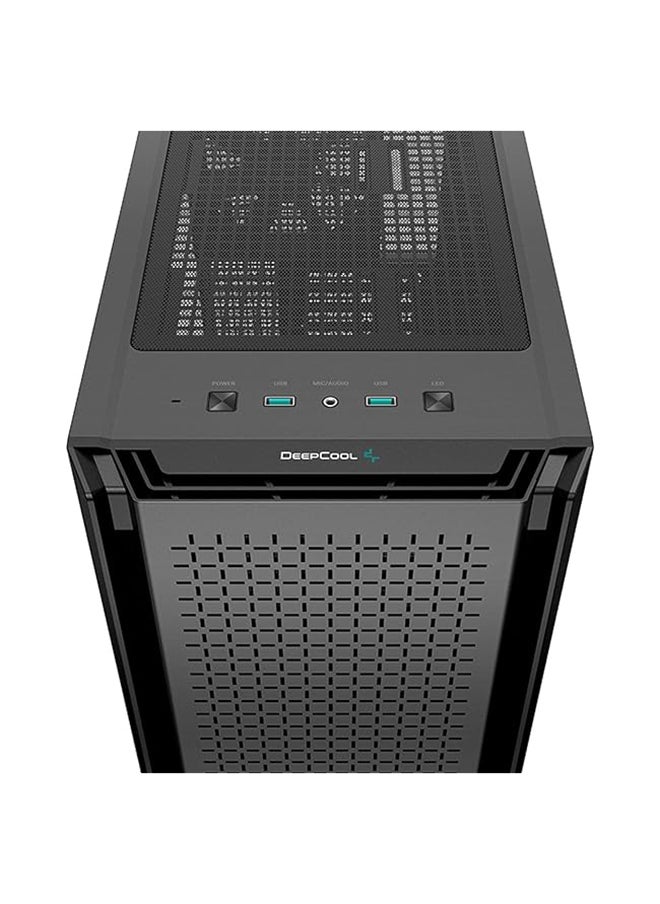 DEEPCOOL CG560 Mid Tower Tempered Glass Side Panel ARGB Cabinet, ATX PS2, 175mm, USB3.0x2, Audiox1, Black | R-CG560-BKAAE4-G-1  - Image 5
