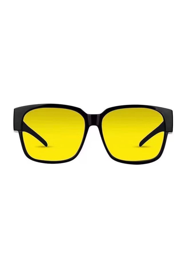 Lovedru Ralph Drew Night Vision Gl For Men And Women, Prescription Lens Kit With Brightening And Clarifying Features, Diminish Glare, Uv Protection, Driving Gl For Drivers - Image 4