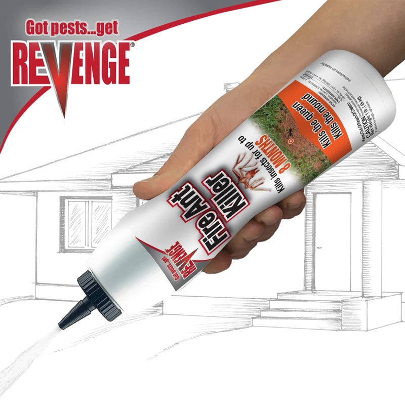 Bonide 4501 Dust, Revenge Fire Killer, 1 lb Ready-to-Use Insecticide for Outdoors, Perimeter Treatment for Ants, Bees, Roaches, Beetles - Image 5