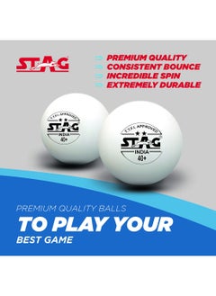 STAG Tour-Set WH Tournament Table Tennis Playset(Multicolour) Wood | 2 Racquets & 3 Balls  - Image 4