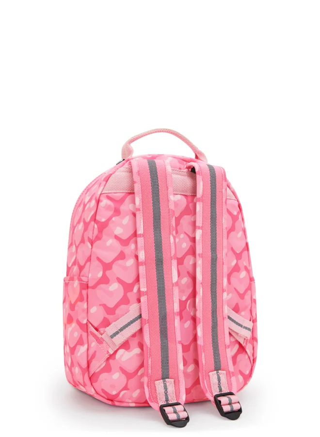 كيبلينغ Small Backpack (With Laptop Protection) Female Adorable Hearts Seoul S I5357-1NB