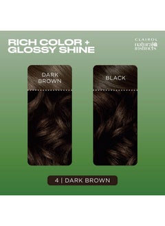 CLAIROL Clairol Natural Instincts Demi-Permanent Hair Dye, 4 Dark Brown Hair Color, Pack of 1  - Image 4
