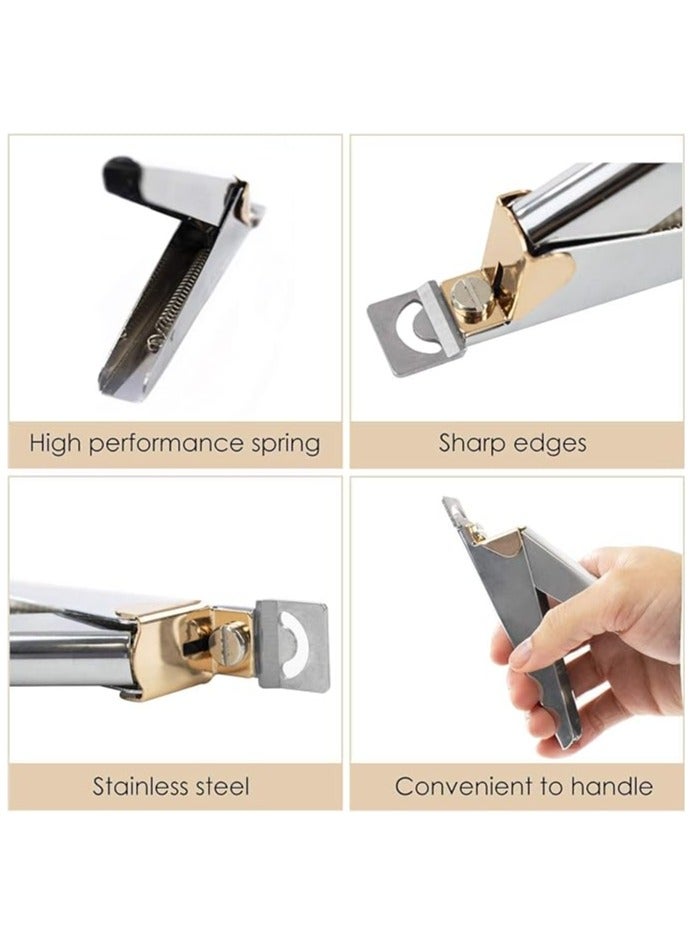 LA PERLA TECH  Nail Tip Clipper Edge Cutter Adjustable Stainless Steel False Artificial Acrylic Fake Trimmer Manicure Pedicure Sharp Rustproof Blade Clip Tool For Salon Home Art,Beauty Design DIY - Image 2