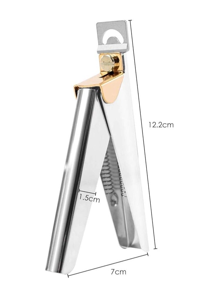 LA PERLA TECH  Nail Tip Clipper Edge Cutter Adjustable Stainless Steel False Artificial Acrylic Fake Trimmer Manicure Pedicure Sharp Rustproof Blade Clip Tool For Salon Home Art,Beauty Design DIY - Image 4