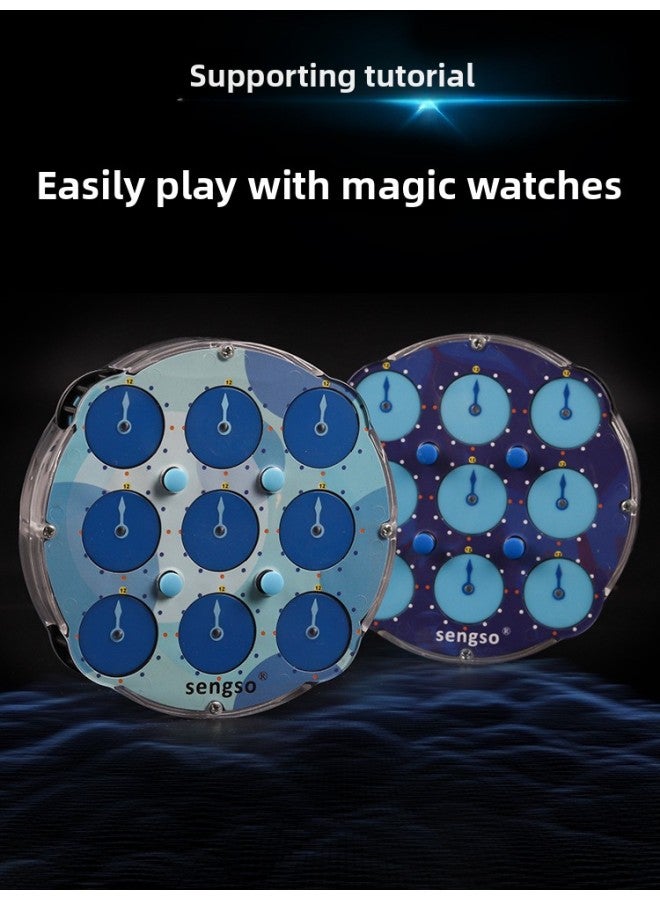 Holy Hand Rubik's Cube Magnetic MAGIC Watch SENGSO MAGIC CLOCK MAGIC Watch Children's Racing Toys-Color:Master Magnetic Magic Watch  - Image 1