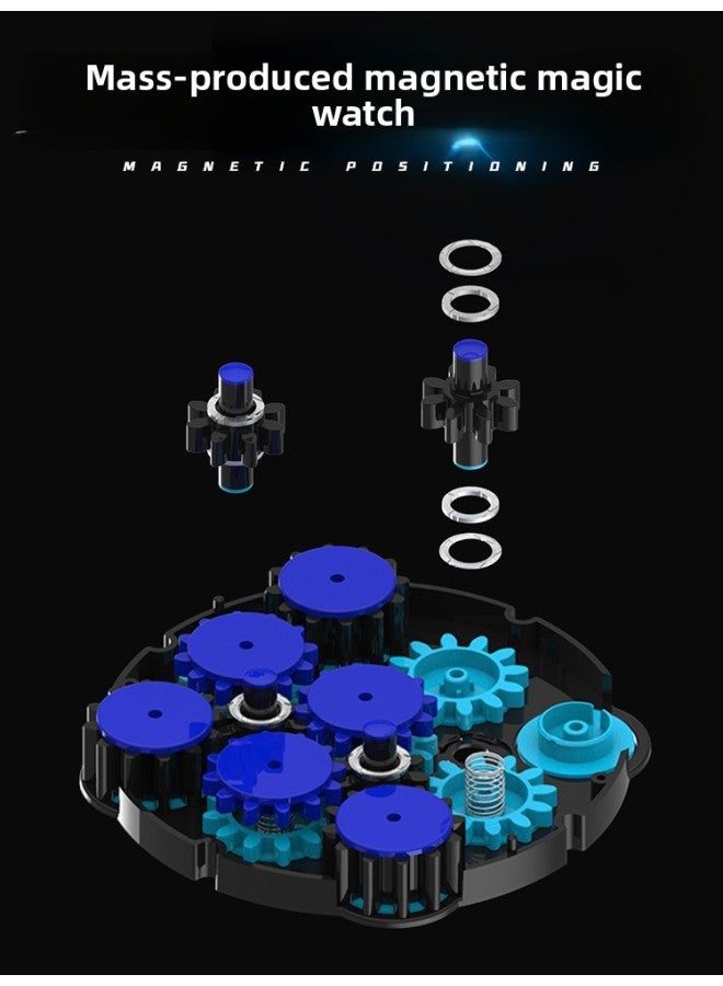 Holy Hand Rubik's Cube Magnetic MAGIC Watch SENGSO MAGIC CLOCK MAGIC Watch Children's Racing Toys-Color:Master Magnetic Magic Watch  - Image 2