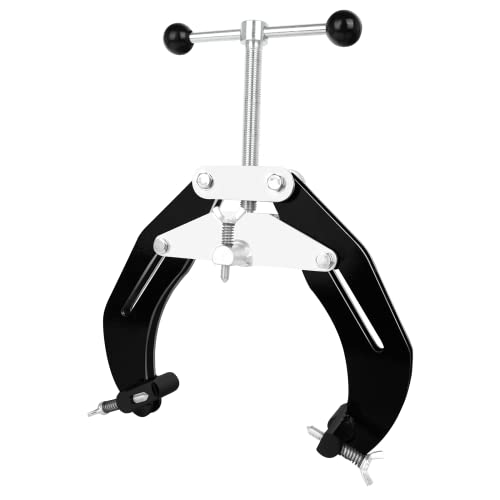 ajee Pipe Clamp, 2 to 6 in, Steel Pipe Alignment Tool with Lightweight Design, High Strength Ultra Clamp with Quick Acting Screws, Black - Image 1