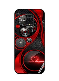 VR CREATIVE Protective Case Cover For Xiaomi Redmi Note 9S/9 Pro Power Heart Design Multicolour  - Image 1