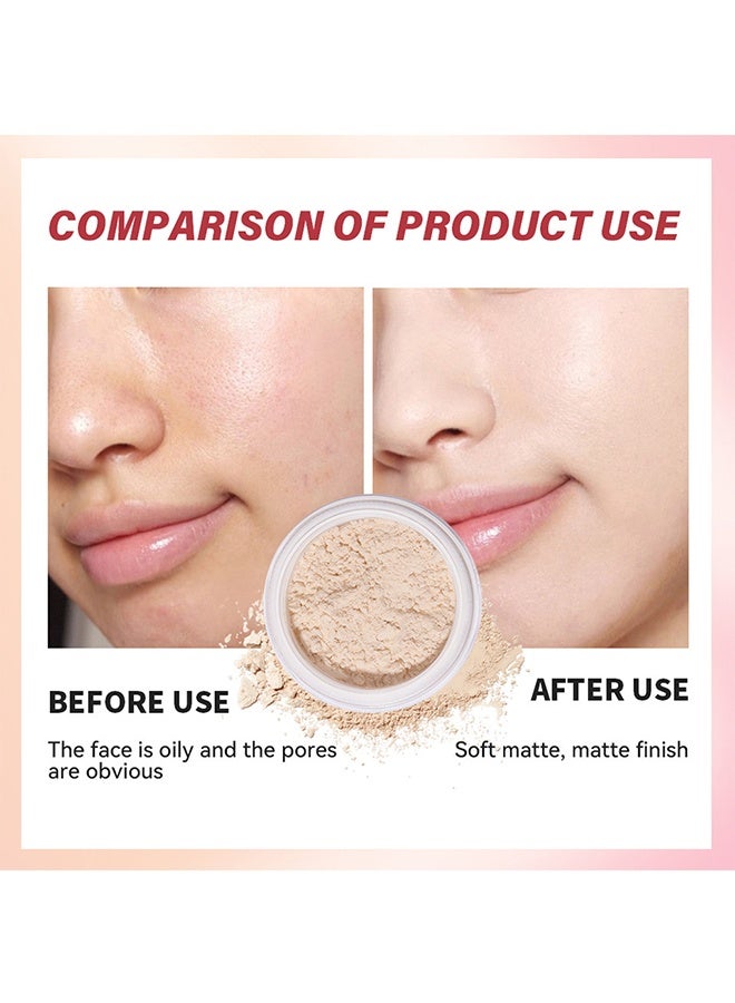 ليكرين بودرة التثبيت النهائية، تخفي المسام وتمنح مظهرًا مطفيًا، تتحكم في الزيوت، بودرة مكياج ناعمة لبشرة مخملية، بودرة تثبيت لتأثير مطفي ناعم، مكياج طويل الأمد، بودرة سائبة - Image 5