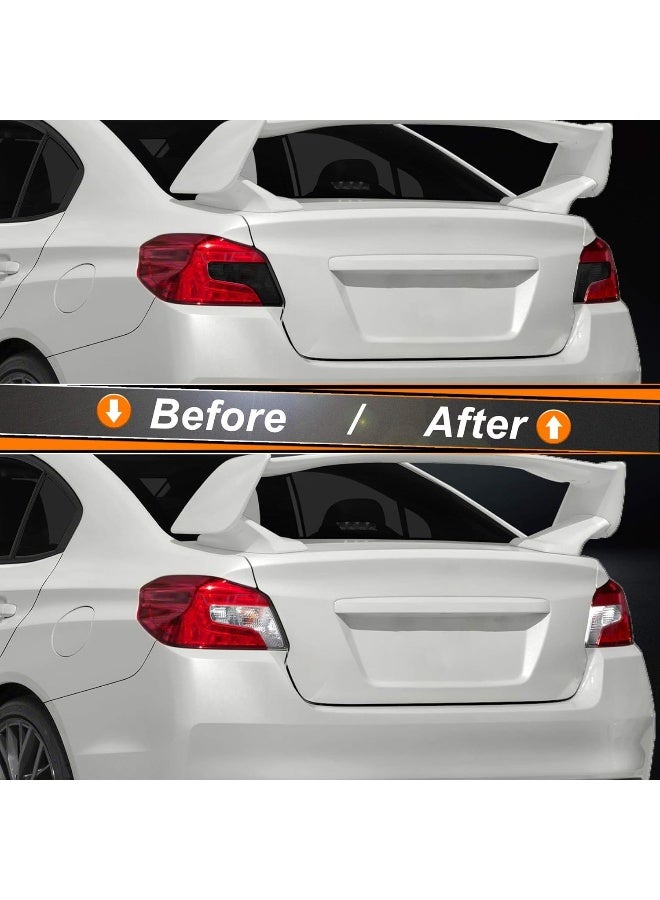 NDRUSH Blackout Taillight Vinyl Tint Film, Precut Overlays,Tail Light Wrap Cover Compatible with 2015-2020 Subaru WRX/STI - Image 2