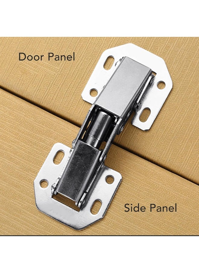 Biella 4 InchCabinet Hinges Bridge Shaped Spring Frog Design for Full Overlay Kitchen Cupboard Doors (4 PCS)  - Image 5