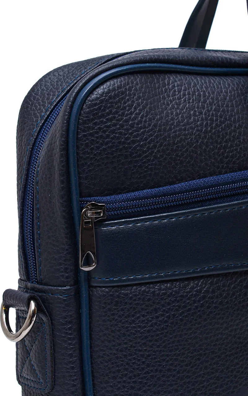 Cambridge Polo Club Briefcase with Front and Back Compartments