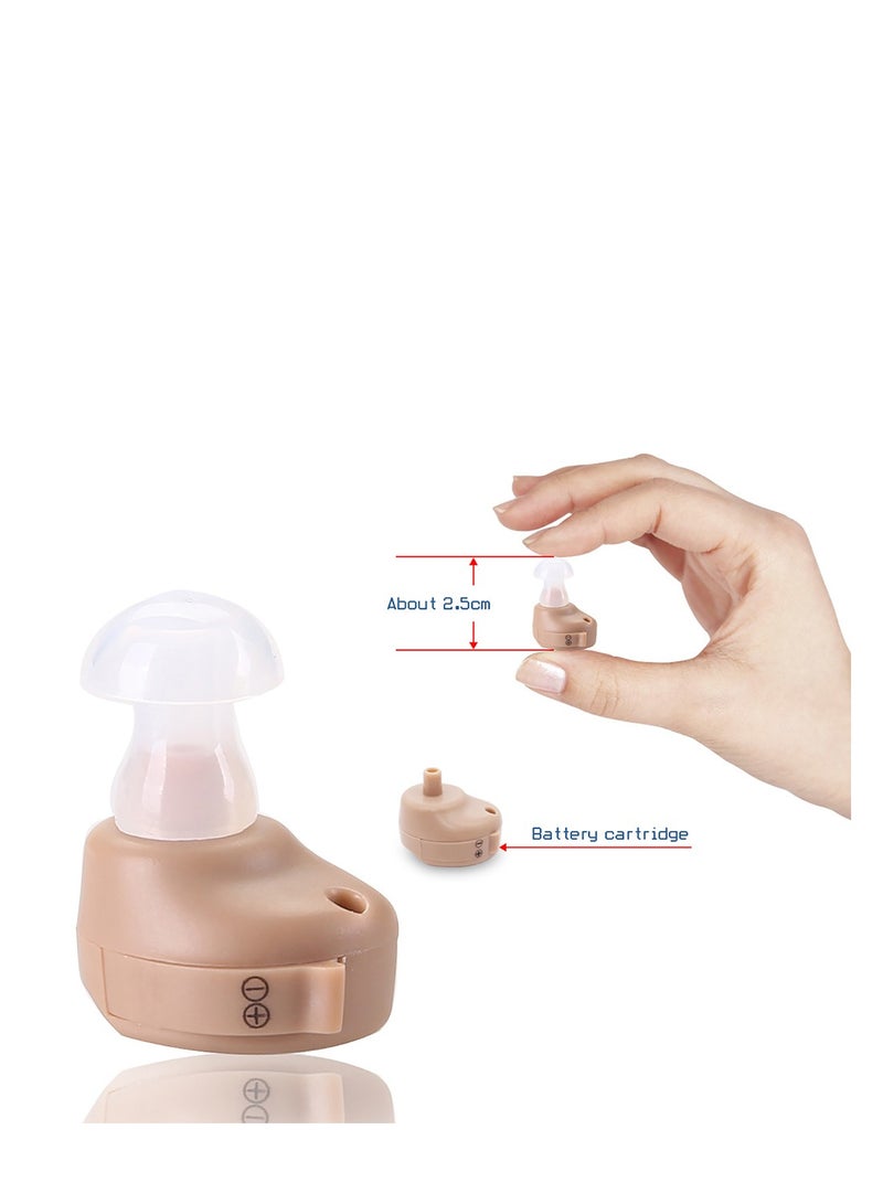 Y&D Mini Invisible Hearing-aid Sound Amplifier Volume Adjustable Ear Hearing Assistant Helper for Deaf Elderly Ear Care - Image 3