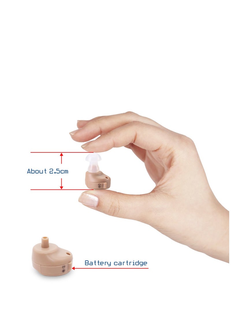 Y&D Mini Invisible Hearing-aid Sound Amplifier Volume Adjustable Ear Hearing Assistant Helper for Deaf Elderly Ear Care - Image 4