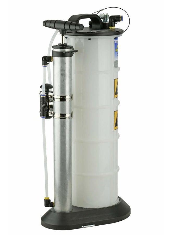 Mityvac 7201 Manual Fluid Evacuator Plus with 2.3 Gallon Reservoir; Evacuates or Dispenses Fluids with Push Button; Evacuate Through The Dipstick Tube, White - Image 2