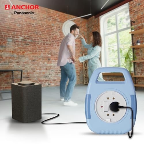 Anchor by Panasonic 6A Cherry Flexicord Socket 2 Pin 4 Mtr - Image 5